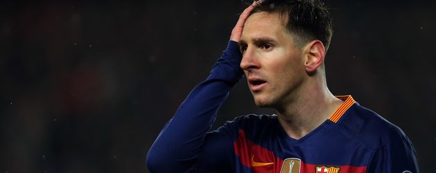 Fußball-Superstar Lionel Messi im Einsatz für den FC Barcelona Fußball-Superstar Lionel Messi im Einsatz für den FC Barcelona