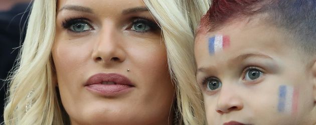 Ludivine Payet und Milan, Frau und Sohn von Fußballer Dimitri Payet Ludivine Payet und Milan, Frau und Sohn von Fußballer Dimitri Payet