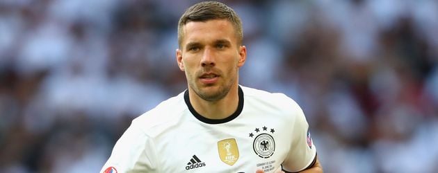 Lukas Podolski bei der EM 2016 Lukas Podolski bei der EM 2016