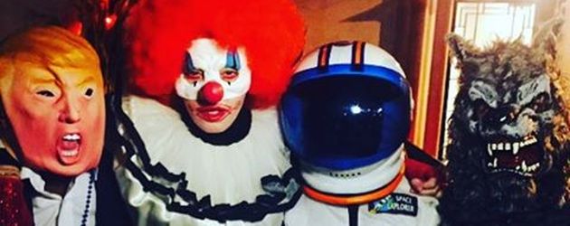 Sängerin Madonna als Horror-Clown Sängerin Madonna als Horror-Clown