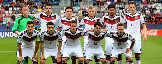 Mannschaftsfoto der deutschen U21 Mannschaftsfoto der deutschen U21