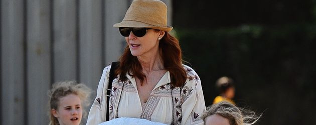 Marcia Cross mit ihren Zwillingstöchtern Savannah und Eden Marcia Cross mit ihren Zwillingstöchtern Savannah und Eden