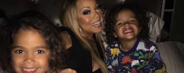 Mariah Carey mit ihren Zwillingen Monroe (li.) und Moroccan Mariah Carey mit ihren Zwillingen Monroe (li.) und Moroccan