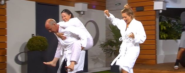 Mario Basler, Isa Jank und Jessica Paszka bei "Promi Big Brother" Mario Basler, Isa Jank und Jessica Paszka bei "Promi Big Brother"