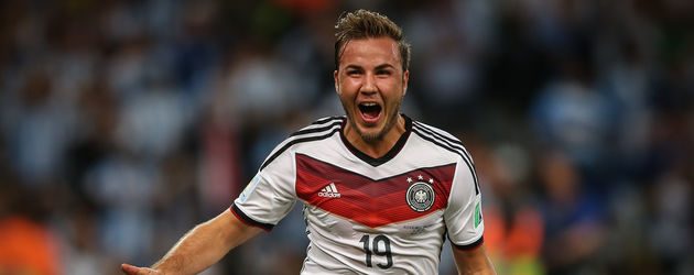 Mario Götze beim WM-Finale 2014 Mario Götze beim WM-Finale 2014