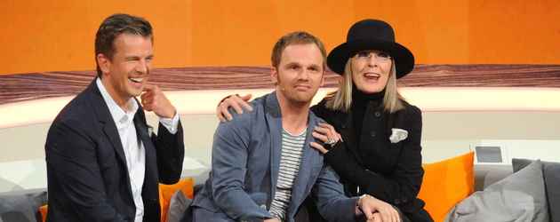 Markus Lanz, Diane Keaton und Ralf Schmitz Markus Lanz, Diane Keaton und Ralf Schmitz