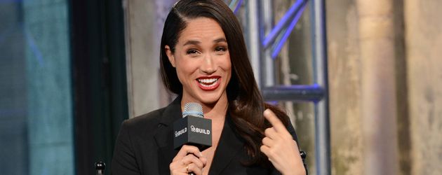 Meghan Markle bei einer Diskussionsrunde zur Serie "Suits" bei AOL in New York Meghan Markle bei einer Diskussionsrunde zur Serie "Suits" bei AOL in New York