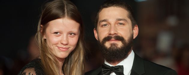 Mia Goth und Shia LaBeouf bei der "Fury"-Premiere Mia Goth und Shia LaBeouf bei der "Fury"-Premiere