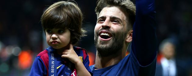 Gerard Piqué und Milan Piqué Mebarak Gerard Piqué und Milan Piqué Mebarak