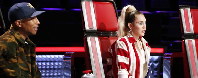 Miley Cyrus und Pharrell Williams Miley Cyrus und Pharrell Williams