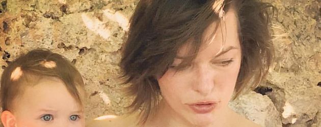 Milla Jovovich mit Tochter Dashiel Milla Jovovich mit Tochter Dashiel