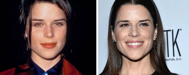 "Neve Campbell"-Collage früher und heute "Neve Campbell"-Collage früher und heute