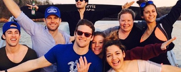 Nina Dobrev, Julie Plec, Michael Trevino, Zach Roerig und Matt Davis Nina Dobrev, Julie Plec, Michael Trevino, Zach Roerig und Matt Davis