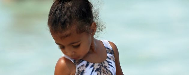 North West am Strand von Miami North West am Strand von Miami