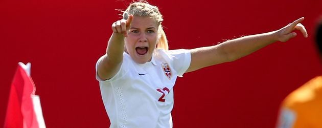 Norwegische Nationalfußballspielerin Ada Hegerberg Norwegische Nationalfußballspielerin Ada Hegerberg