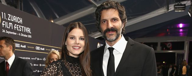 Pasquale Aleardi mit seiner Petra beim Zürich Filmfestival 2015 Pasquale Aleardi mit seiner Petra beim Zürich Filmfestival 2015