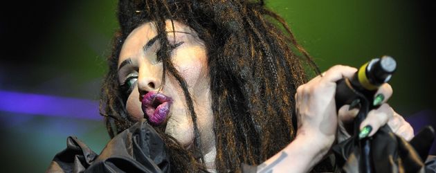 Pete Burns in der O2 Arena in London Pete Burns in der O2 Arena in London