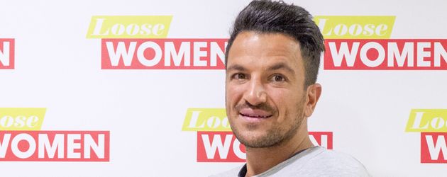 Peter Andre im Oktober 2016 als Gast in einer Fernsehshow in London Peter Andre im Oktober 2016 als Gast in einer Fernsehshow in London
