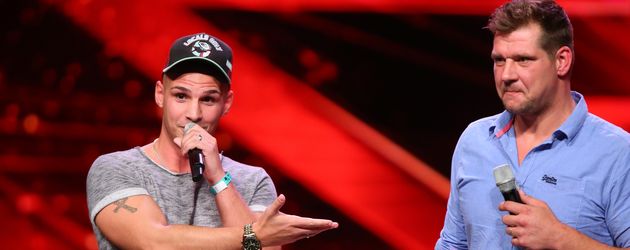 Pietro Lombardi und Marvin Steven Friedl bei "Das Supertalent" Pietro Lombardi und Marvin Steven Friedl bei "Das Supertalent"