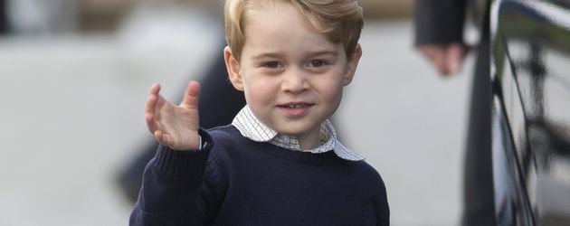 Prinz George am letzten Tag der royalen Kanada-Reise Prinz George am letzten Tag der royalen Kanada-Reise