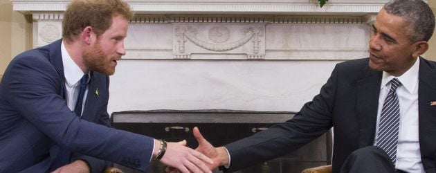 Prinz Harry und Barack Obama Prinz Harry und Barack Obama