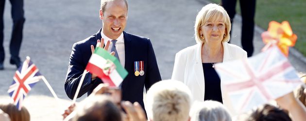 Prinz William und Hannelore Kraft in Düsseldorf Prinz William und Hannelore Kraft in Düsseldorf