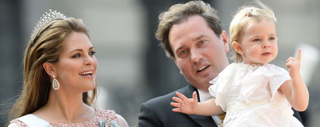Prinzessin Leonore von Schweden, Madeleine von Schweden und Christopher O'Neill Prinzessin Leonore von Schweden, Madeleine von Schweden und Christopher O'Neill
