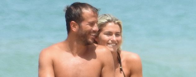 Rafael van der Vaart mit Estavan Polamn im Spanien-Urlaub Rafael van der Vaart mit Estavan Polamn im Spanien-Urlaub