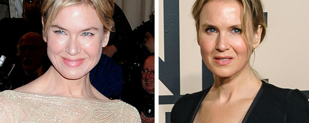 Renee Zellweger 2011 und 2014 Renee Zellweger 2011 und 2014