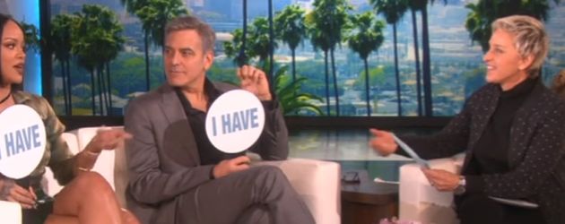 Rihanna, George Clooney und Ellen DeGeneres Rihanna, George Clooney und Ellen DeGeneres