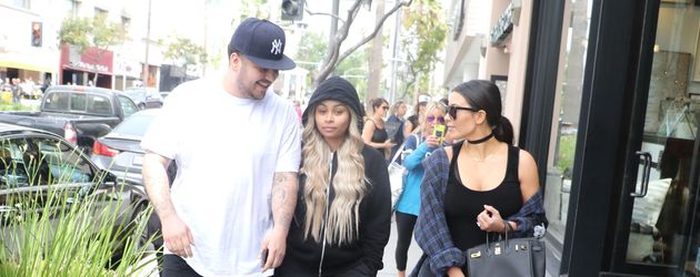 Blac Chyna, Kim Kardashian und Robert Kardashian Blac Chyna, Kim Kardashian und Robert Kardashian