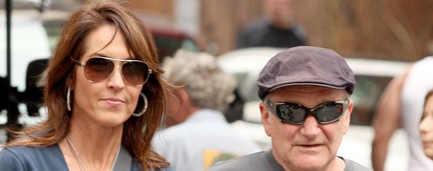 Susan Schneider und Robin Williams beim Shopping in New York im Oktober 2012 Susan Schneider und Robin Williams beim Shopping in New York im Oktober 2012