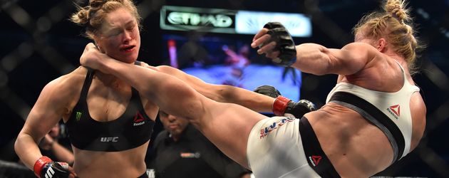 Ronda Rousey und Holly Holm bei "UFC 193" in Melbourne Ronda Rousey und Holly Holm bei "UFC 193" in Melbourne