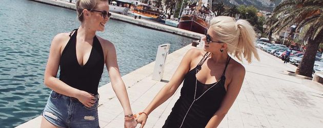 Sarah Nowak und Liz Kaeber im Urlaub in Kroatien Sarah Nowak und Liz Kaeber im Urlaub in Kroatien