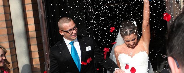 Sarah Engels und Pietro Lombardi bei ihrer Hochzeit Sarah Engels und Pietro Lombardi bei ihrer Hochzeit