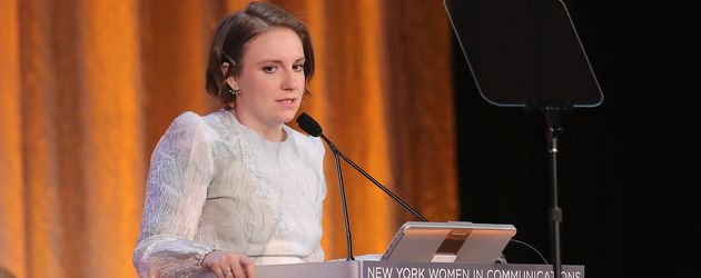 Schauspielerin Lena Dunham bei den Matrix Awards 2016 in New York City Schauspielerin Lena Dunham bei den Matrix Awards 2016 in New York City