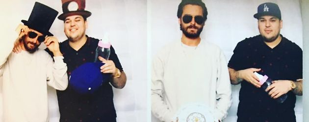 Scott Disick und Rob Kardashian an Blac Chynas Baby-Shower Scott Disick und Rob Kardashian an Blac Chynas Baby-Shower