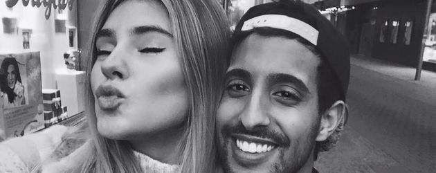 Selfie von Stefanie Giesinger und Sami Slimani Selfie von Stefanie Giesinger und Sami Slimani