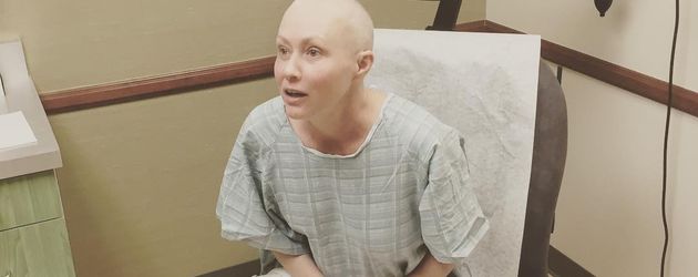 Shannen Doherty bei der Strahlentherapie gegen Krebs Shannen Doherty bei der Strahlentherapie gegen Krebs