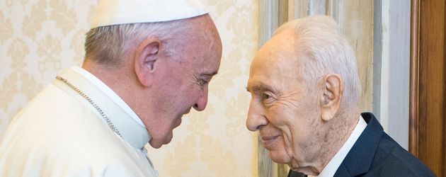 Papst Franziskus und Shimon Peres Papst Franziskus und Shimon Peres