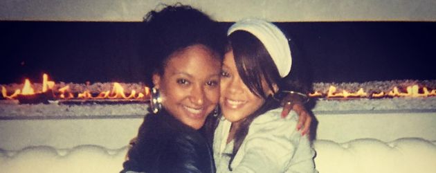 Shirlene Quigley und Rihanna Shirlene Quigley und Rihanna