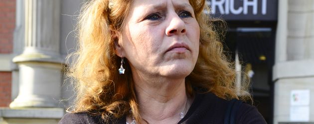 Siliva Wollny vor dem Amtsgericht in Neuss Siliva Wollny vor dem Amtsgericht in Neuss