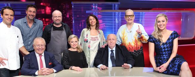 Jana Pallaske, Ruth Moschner, Steffen Henssler, Hella von Sinnen und Marco Schreyl Jana Pallaske, Ruth Moschner, Steffen Henssler, Hella von Sinnen und Marco Schreyl