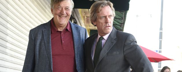 Stephen Fry und Hugh Laurie auf dem Walk of Fame Stephen Fry und Hugh Laurie auf dem Walk of Fame