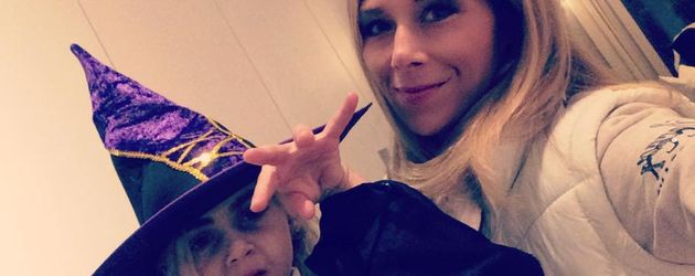 Tanja Szewczenko und Tochter Jona zu Halloween 2016 Tanja Szewczenko und Tochter Jona zu Halloween 2016