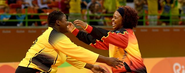 Teresa Almeida, Handballerin aus Angola Teresa Almeida, Handballerin aus Angola