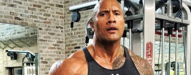 Dwayne "The Rock" Johnson im Sportstudio Dwayne "The Rock" Johnson im Sportstudio