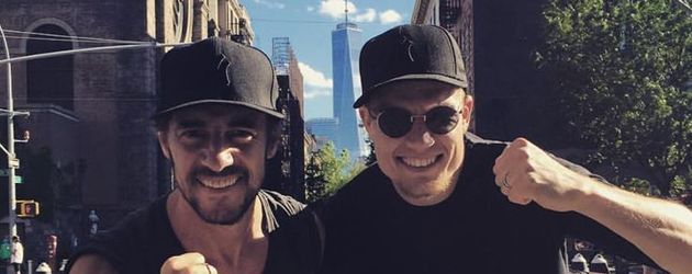 Thomas Hayo und Holger Badstuber in New York Thomas Hayo und Holger Badstuber in New York