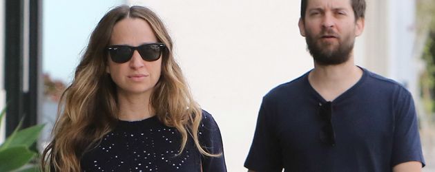 Schauspieler Tobey Maguire und Schmuckdesignerin Jennifer Meyer Schauspieler Tobey Maguire und Schmuckdesignerin Jennifer Meyer