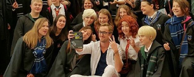 Tom Felton auf einem Fantreffen in Vancouver Tom Felton auf einem Fantreffen in Vancouver